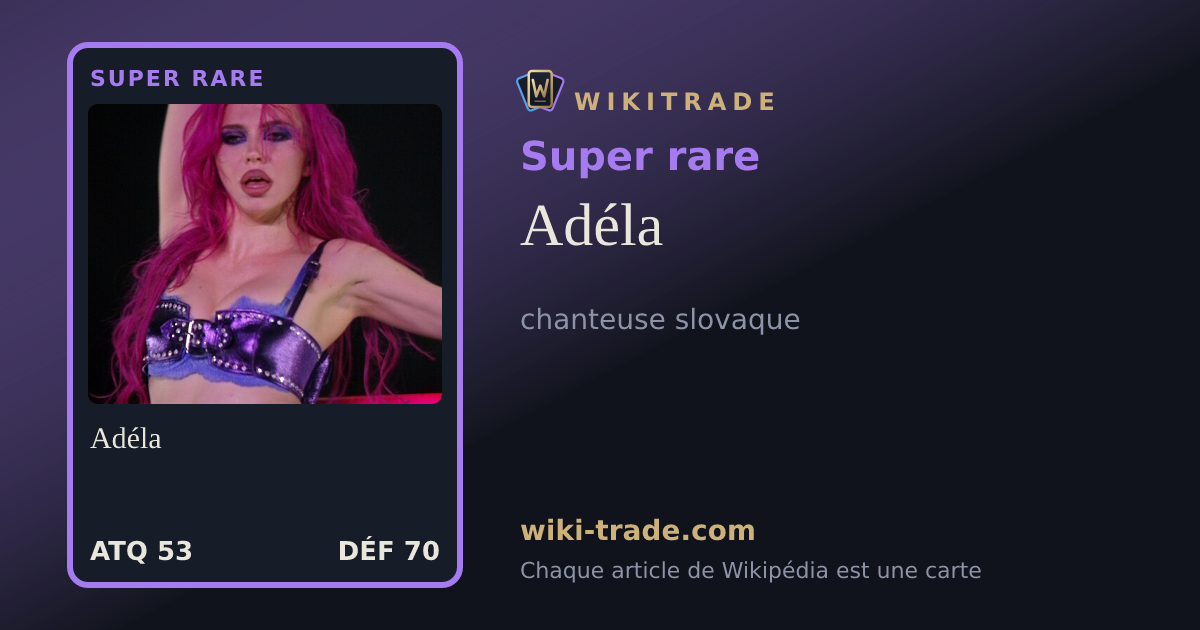 Adéla — carte Super rare