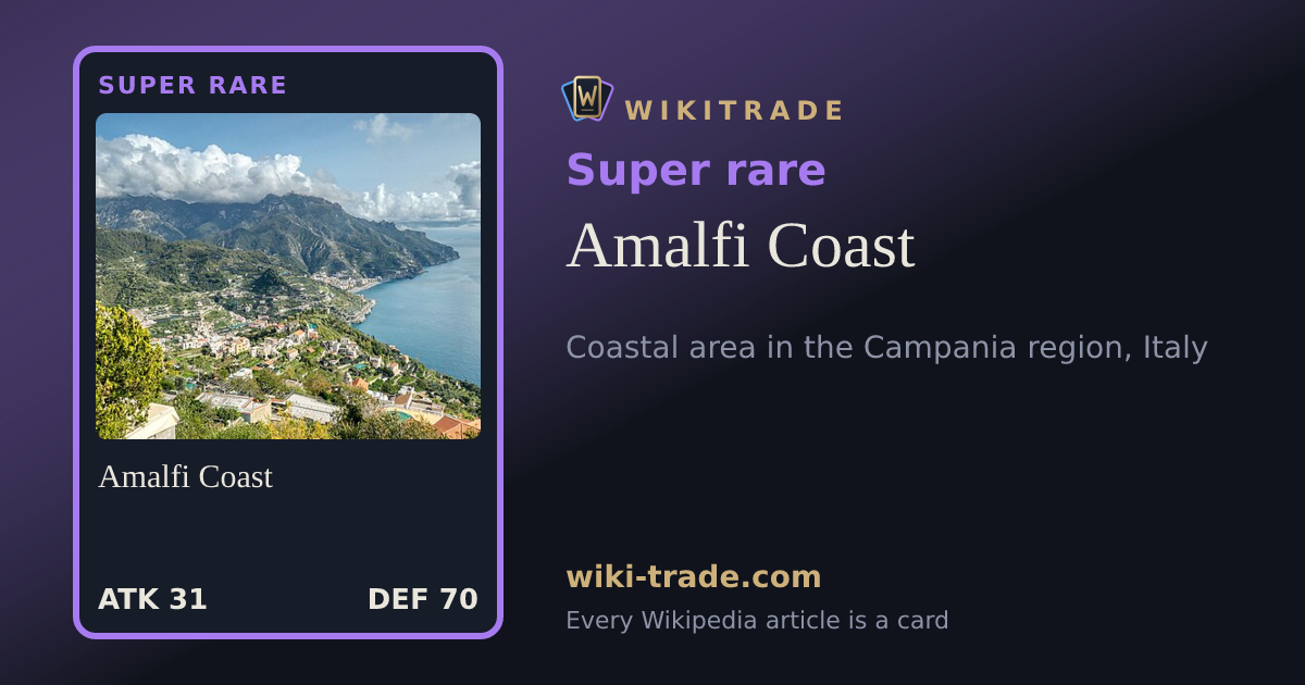 Amalfi Coast — Super rare card