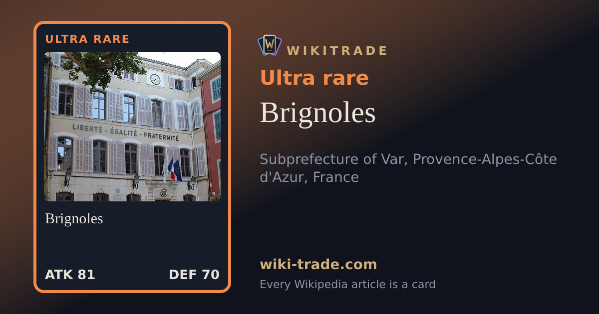 Brignoles — Ultra rare card