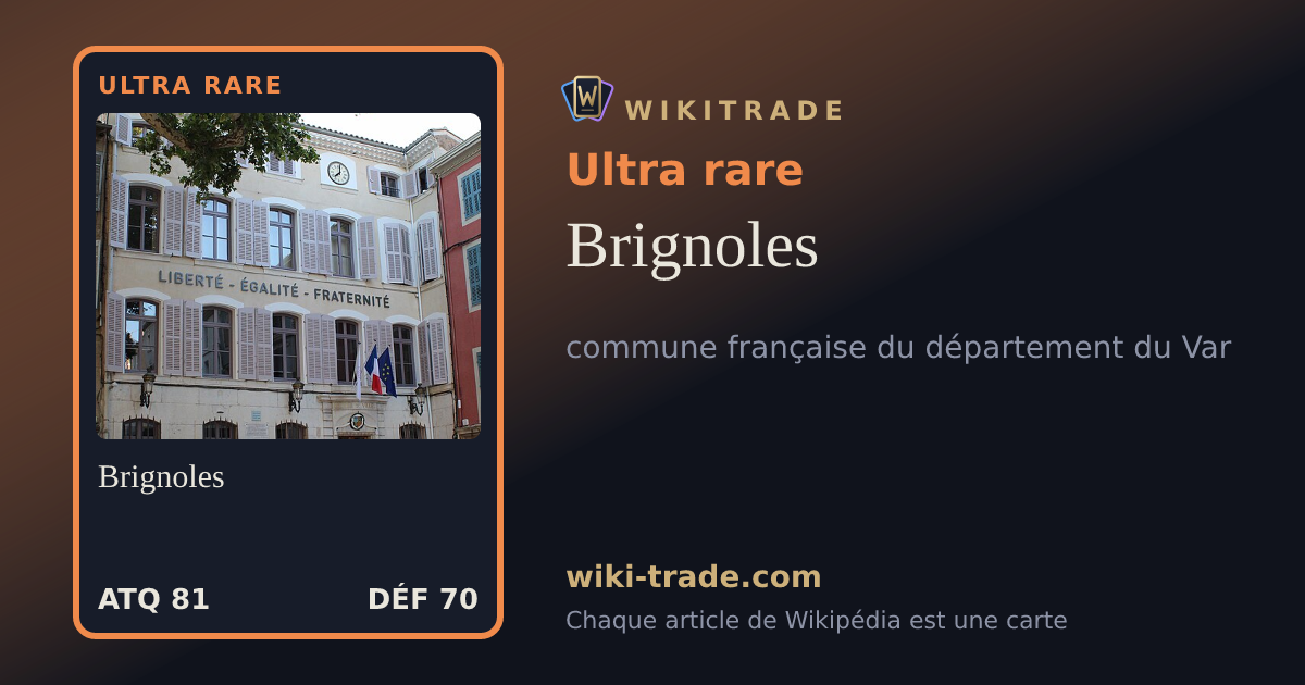 Brignoles — carte Ultra rare