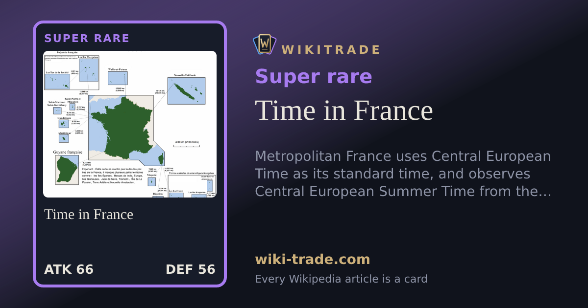 Time in France — Super rare card