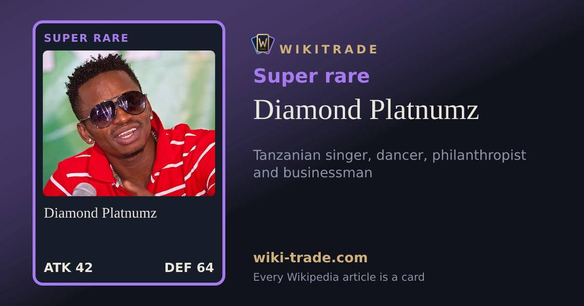 Diamond Platnumz — Super rare card
