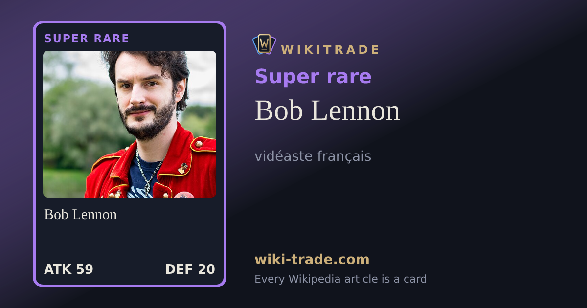 Bob Lennon — Super rare card