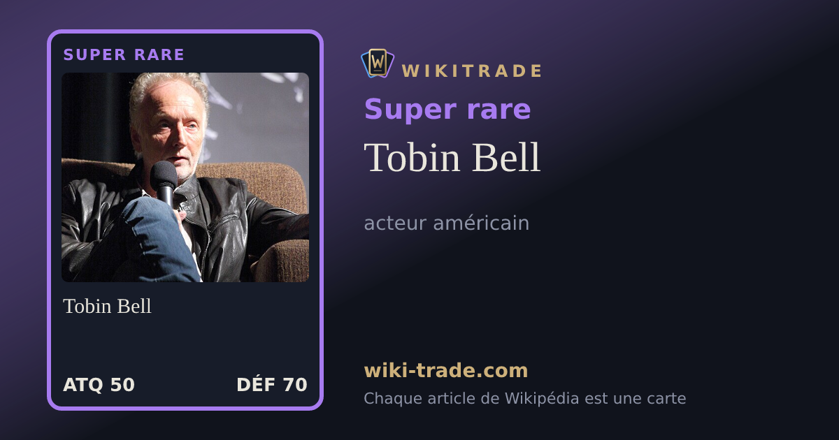Tobin Bell — carte Super rare