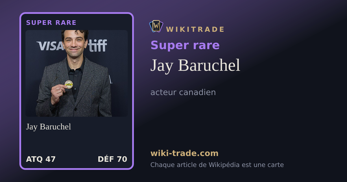 Jay Baruchel — carte Super rare