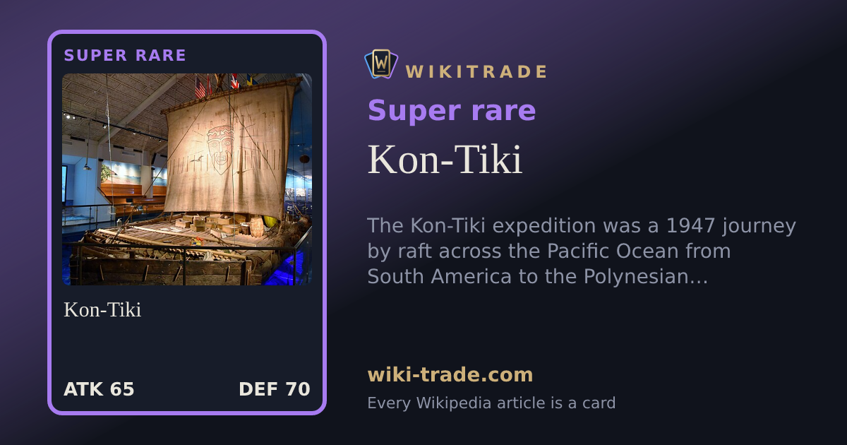 Kon-Tiki — Super rare card