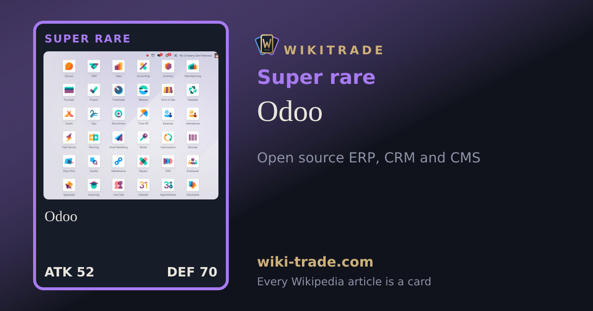 Odoo — Super rare card