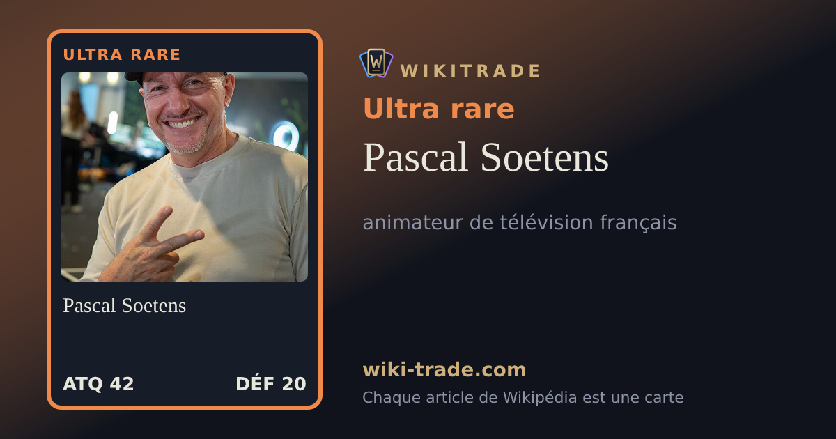 Pascal Soetens — carte Ultra rare