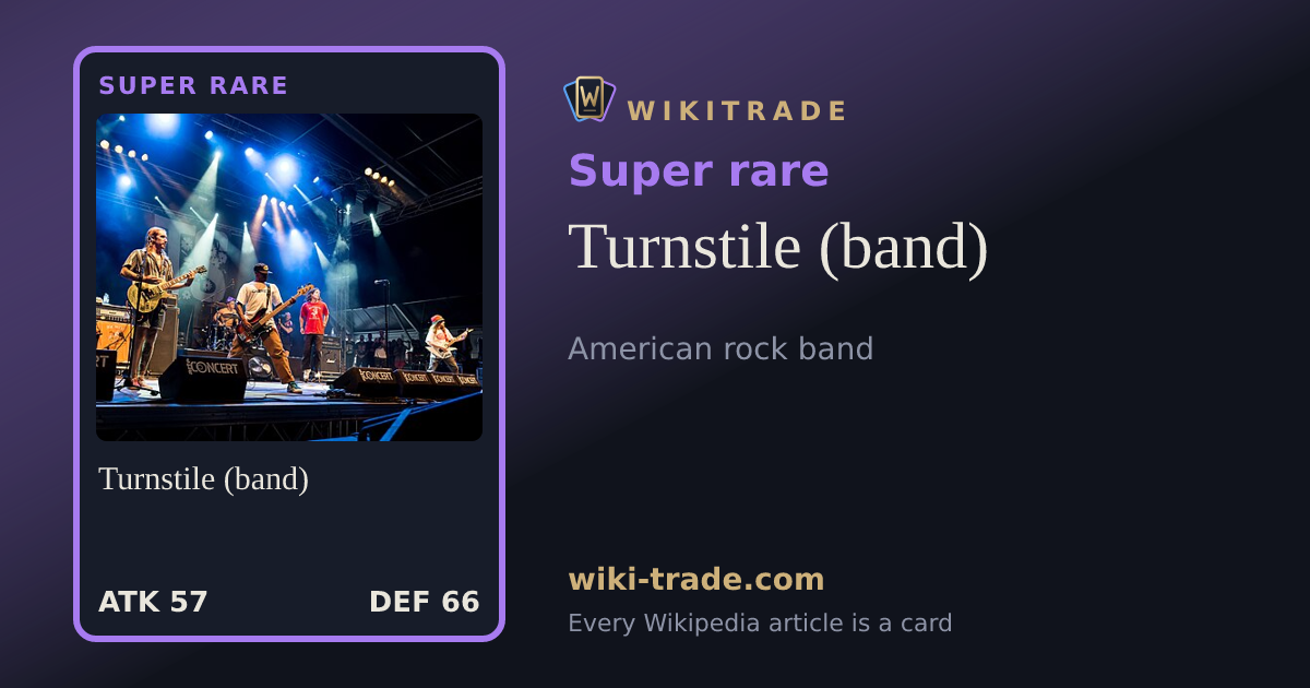 Turnstile (band) — Super rare card