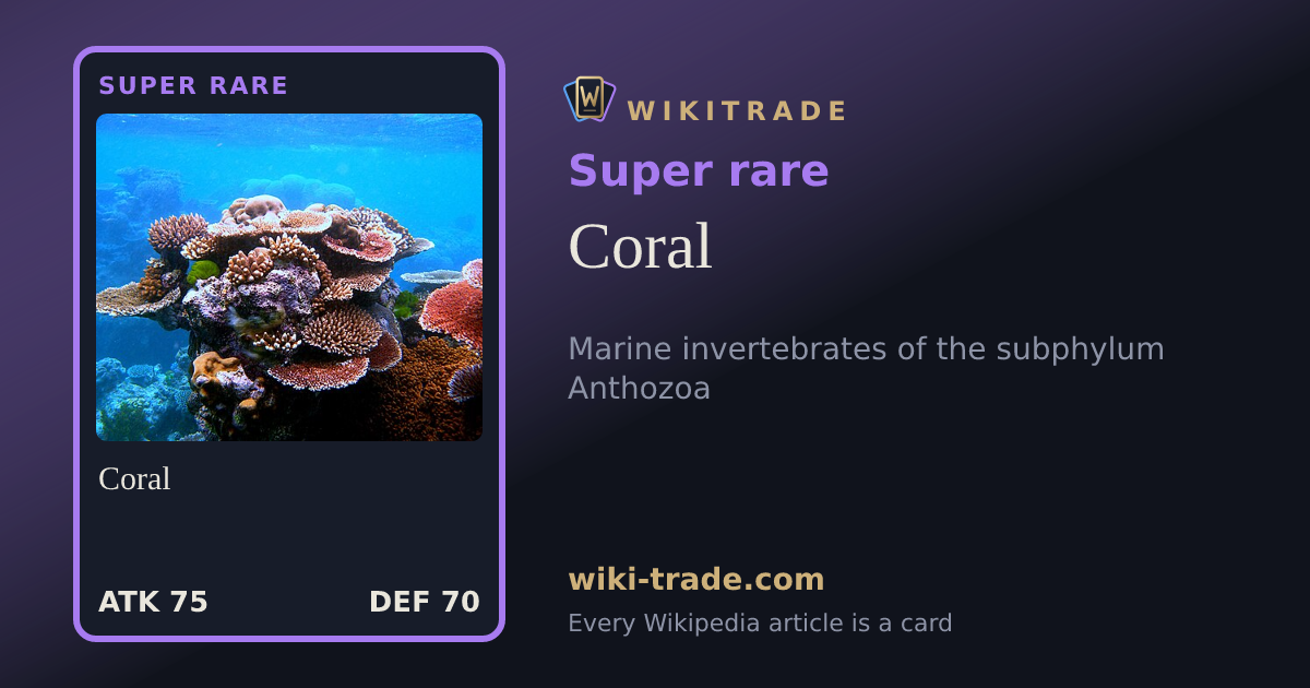 Coral — Super rare card