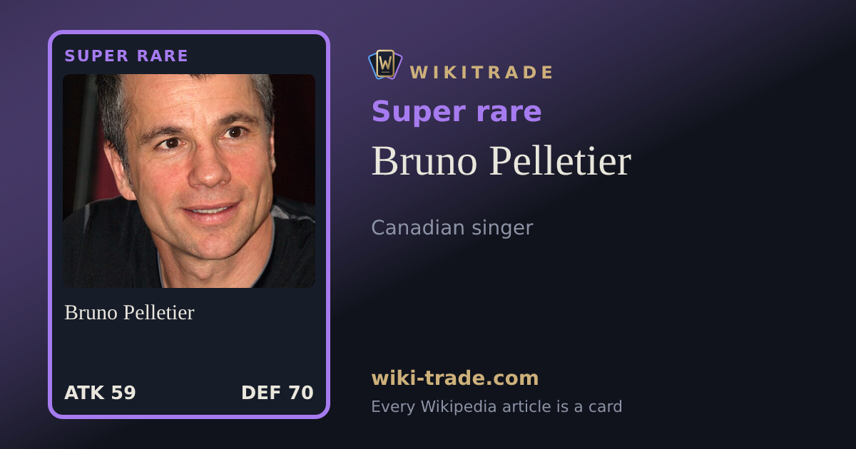 Bruno Pelletier — Super rare card