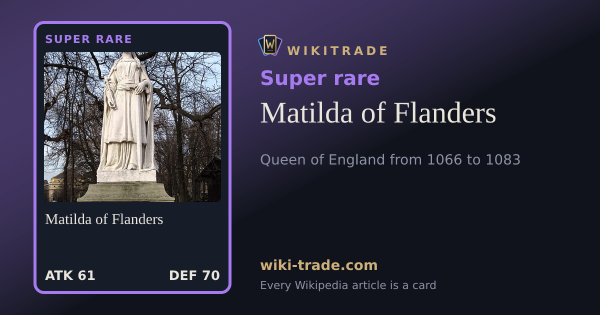 Matilda of Flanders — Super rare card