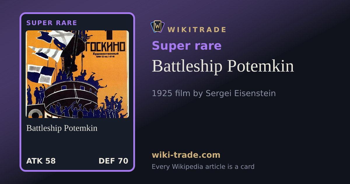 Battleship Potemkin — Super rare card