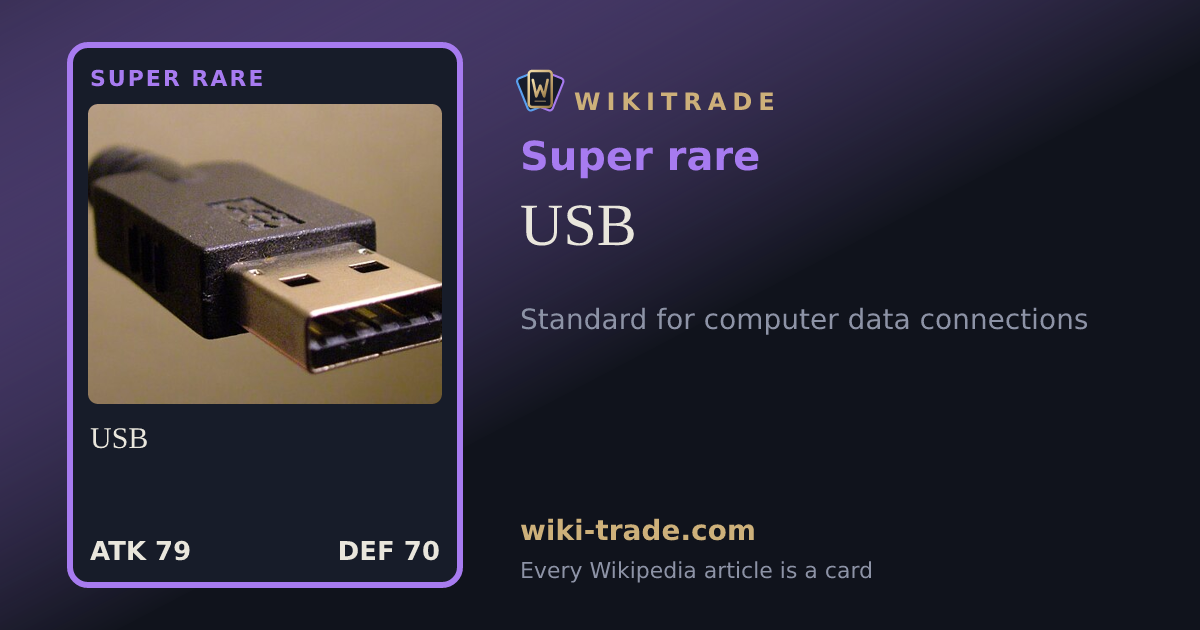 USB — Super rare card