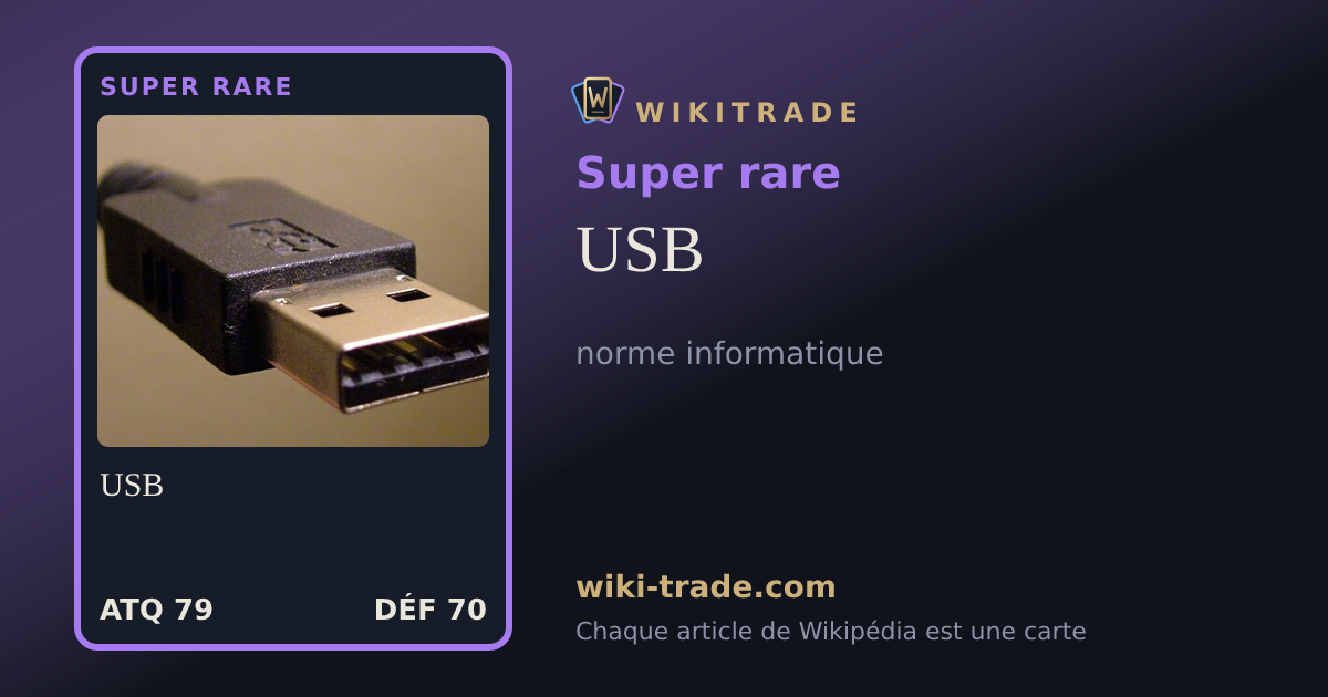 USB — carte Super rare