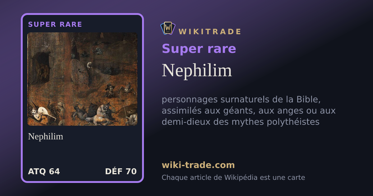 Nephilim — carte Super rare