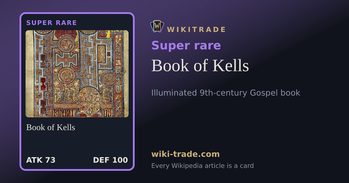 Book of Kells — Super rare card