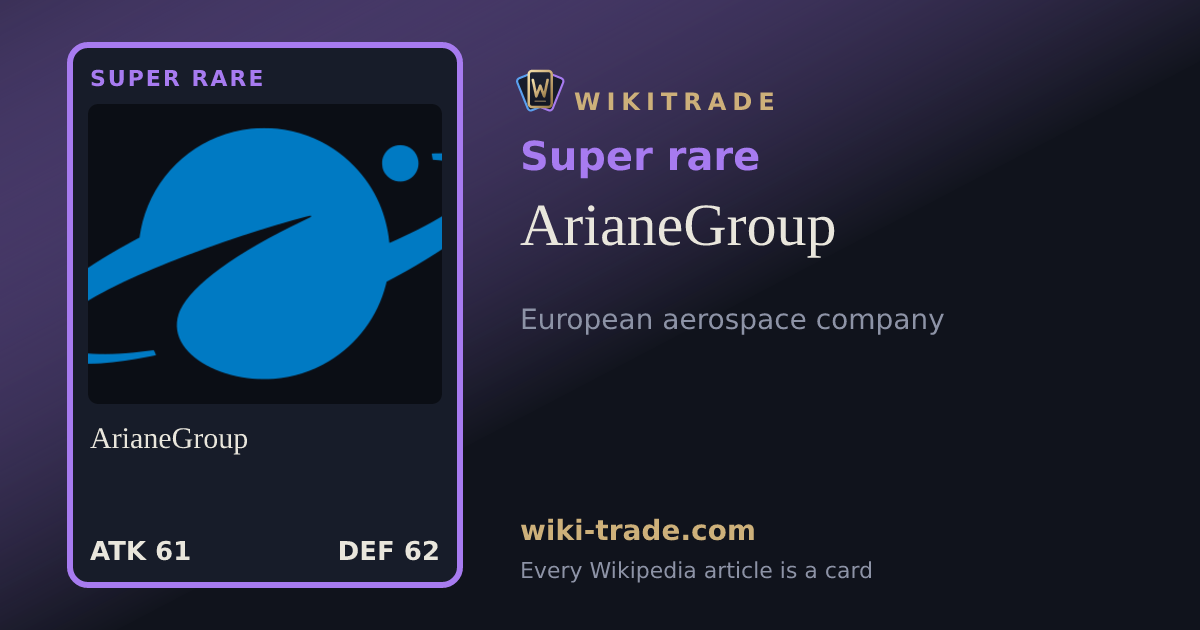 ArianeGroup — Super rare card