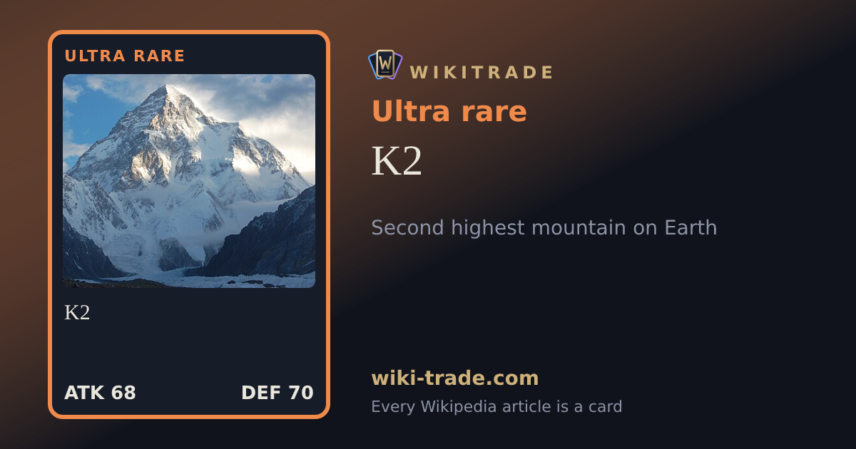 K2 — Ultra rare card