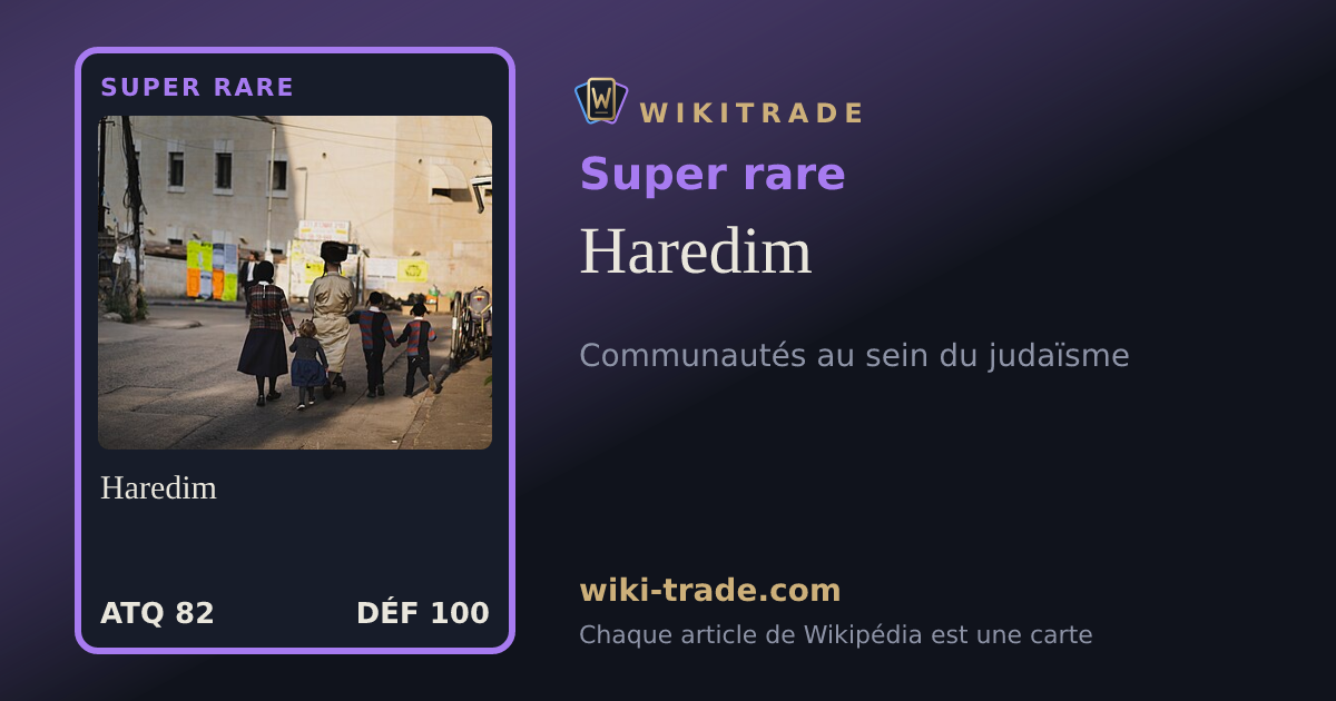 Haredim — carte Super rare