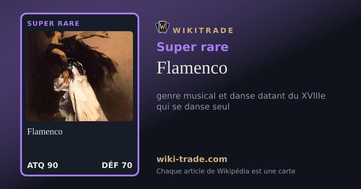 Flamenco — carte Super rare