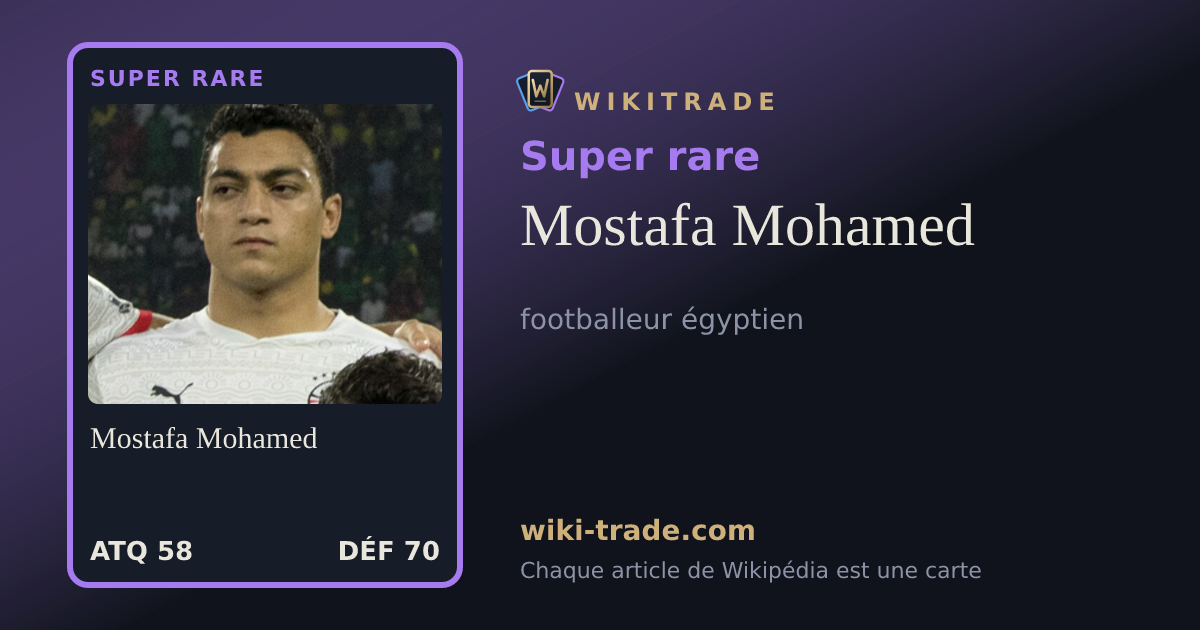 Mostafa Mohamed — carte Super rare