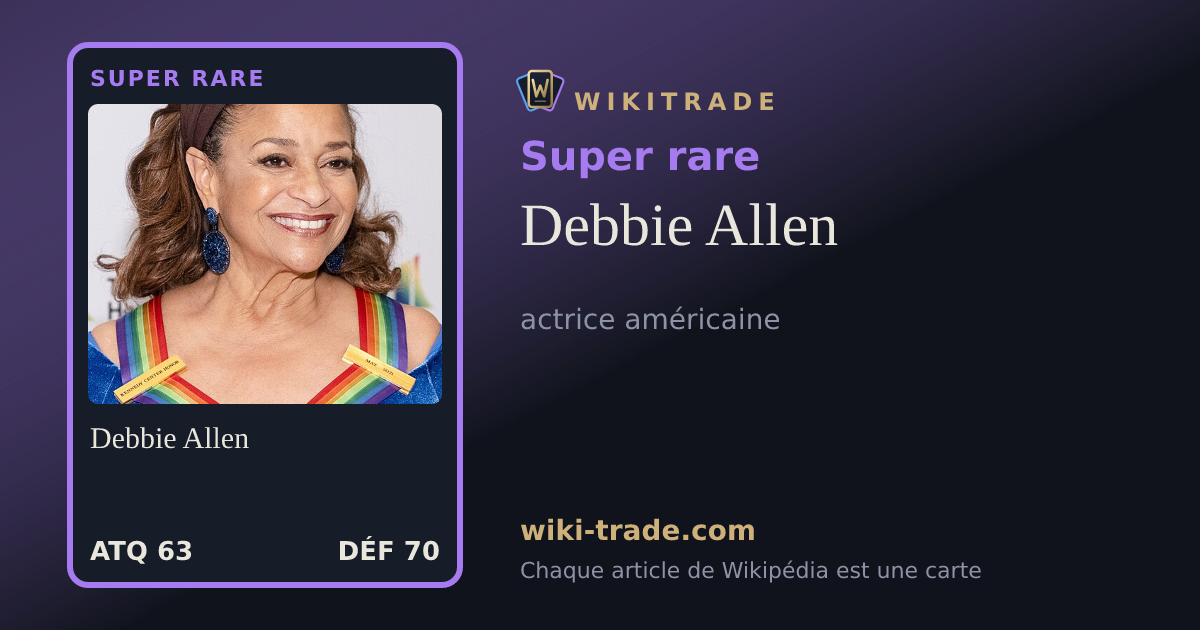 Debbie Allen — carte Super rare