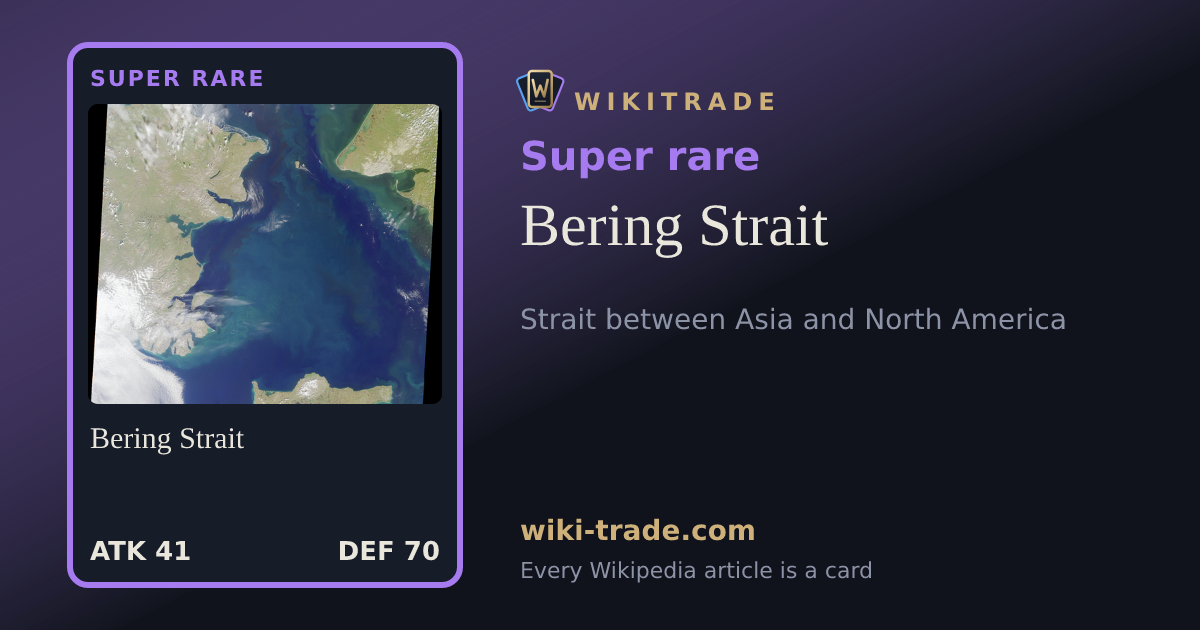 Bering Strait — Super rare card