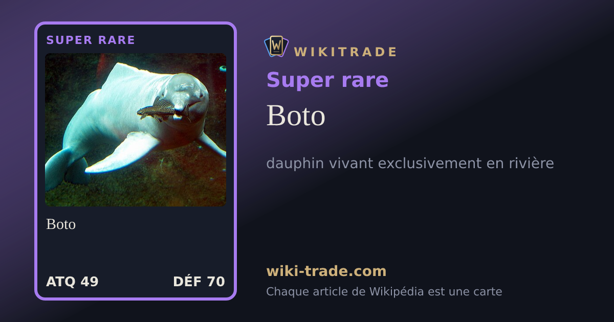 Boto — carte Super rare