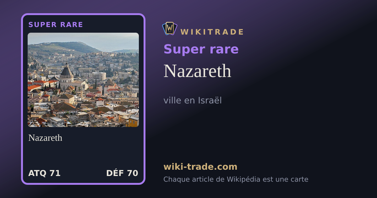 Nazareth — carte Super rare