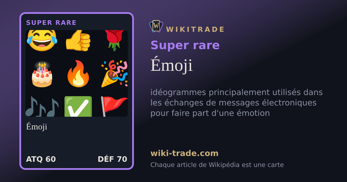 Émoji — carte Super rare