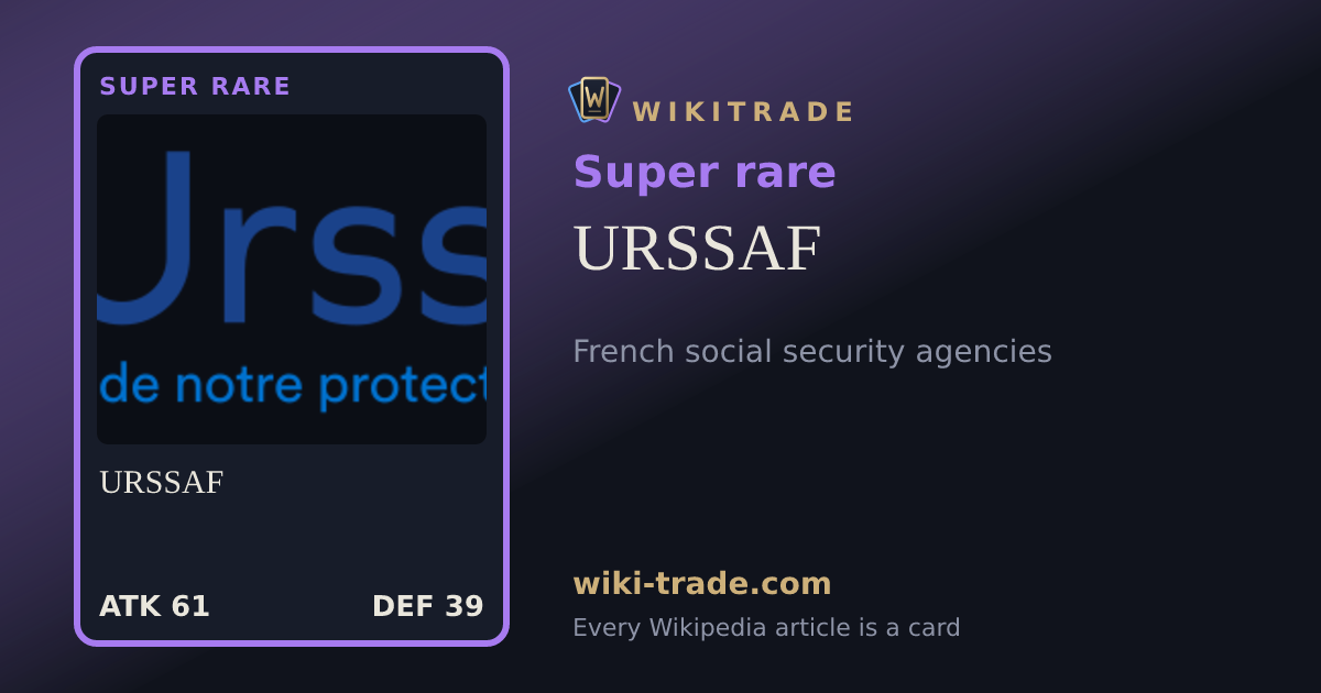 URSSAF — Super rare card