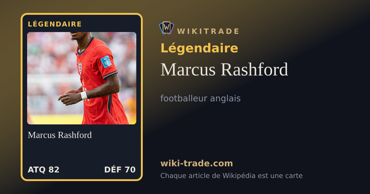 Marcus Rashford — carte Légendaire