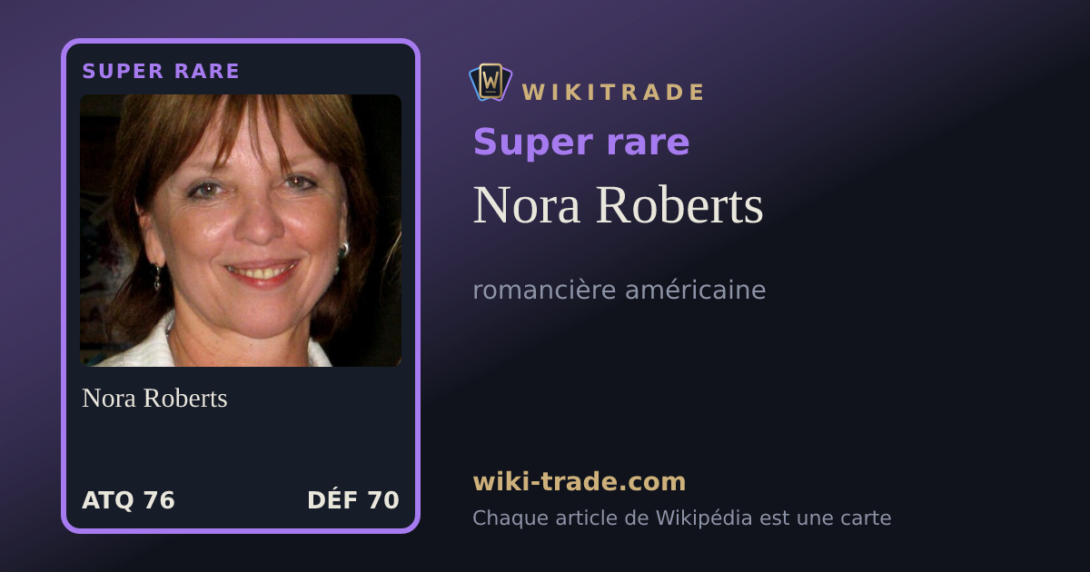 Nora Roberts — carte Super rare
