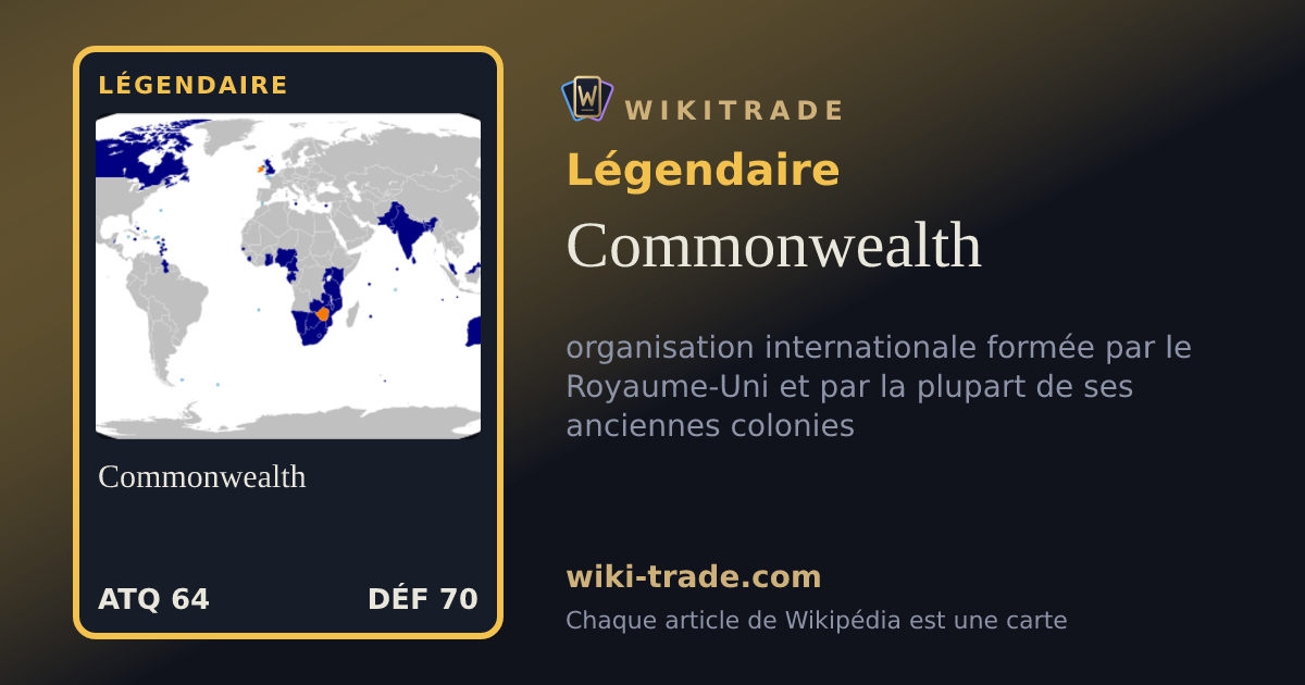 Commonwealth — carte Légendaire