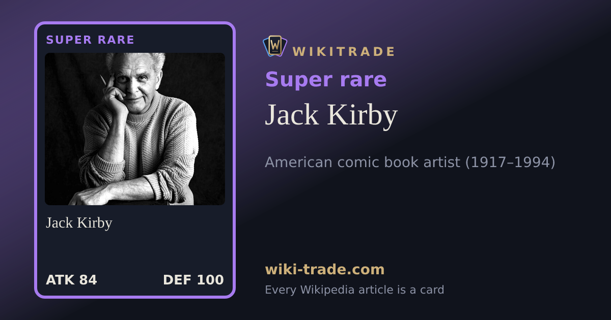 Jack Kirby — Super rare card