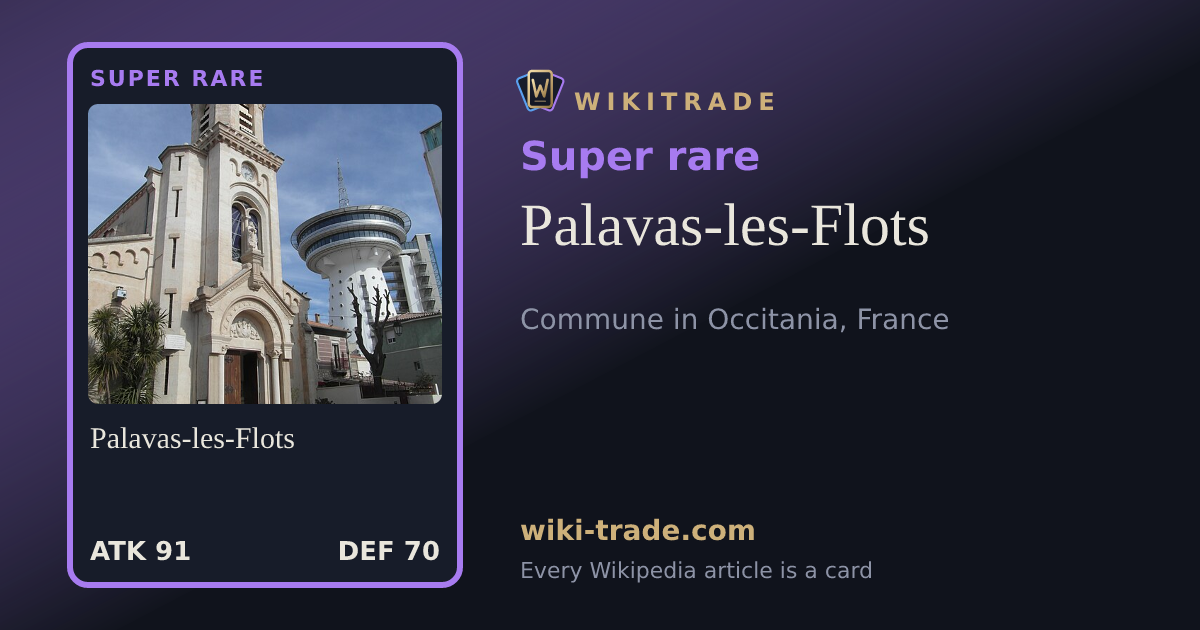 Palavas-les-Flots — Super rare card