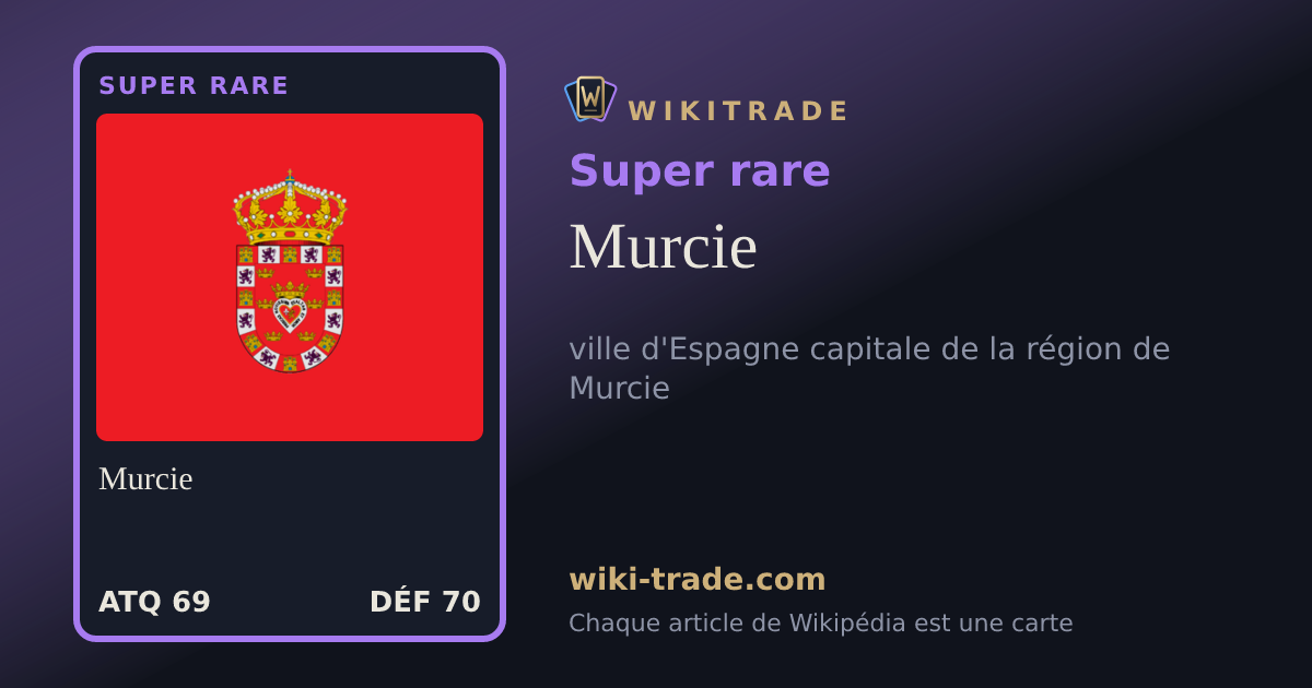 Murcie — carte Super rare