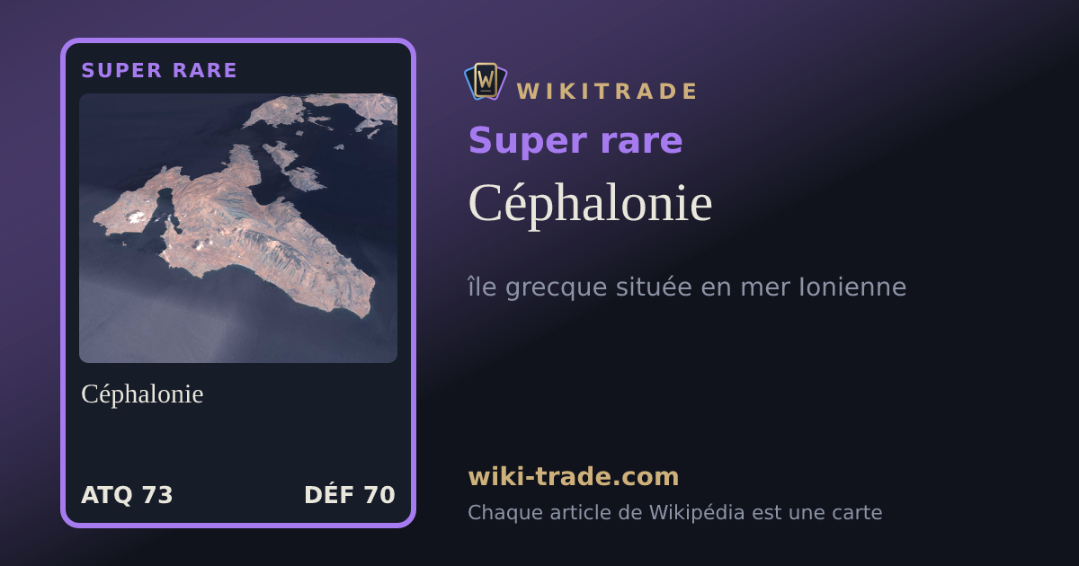 Céphalonie — carte Super rare