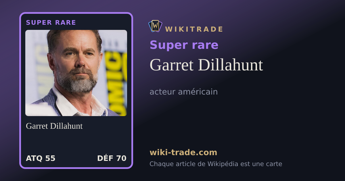 Garret Dillahunt — carte Super rare