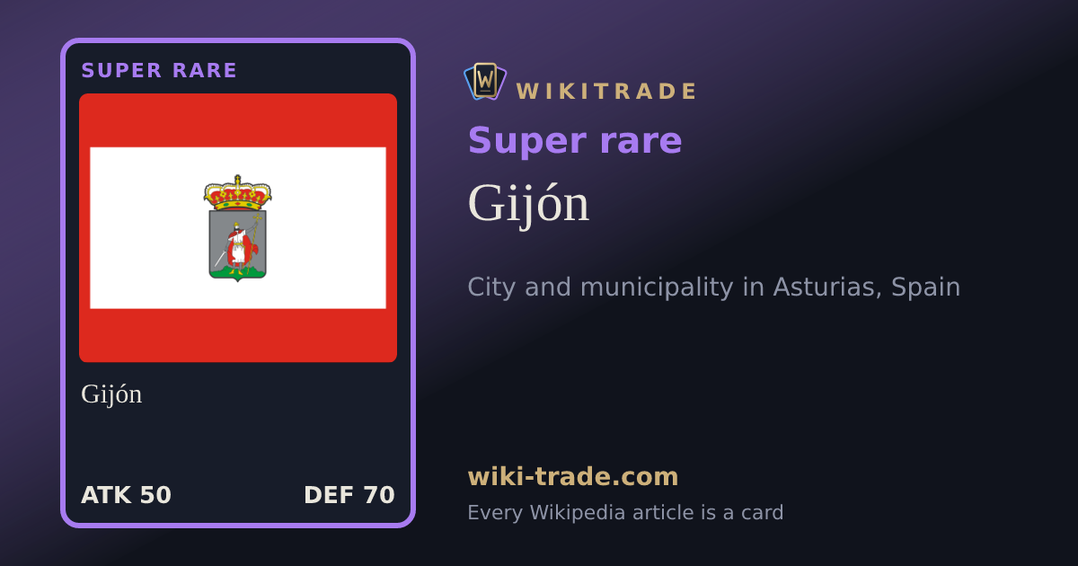 Gijón — Super rare card