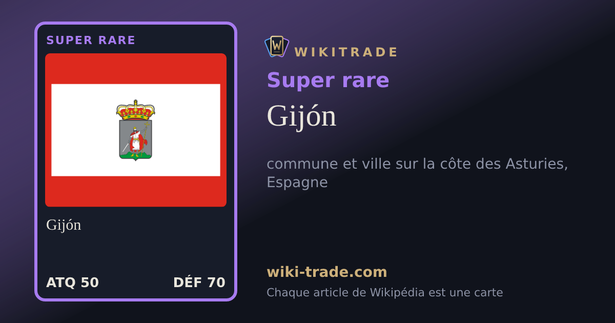 Gijón — carte Super rare