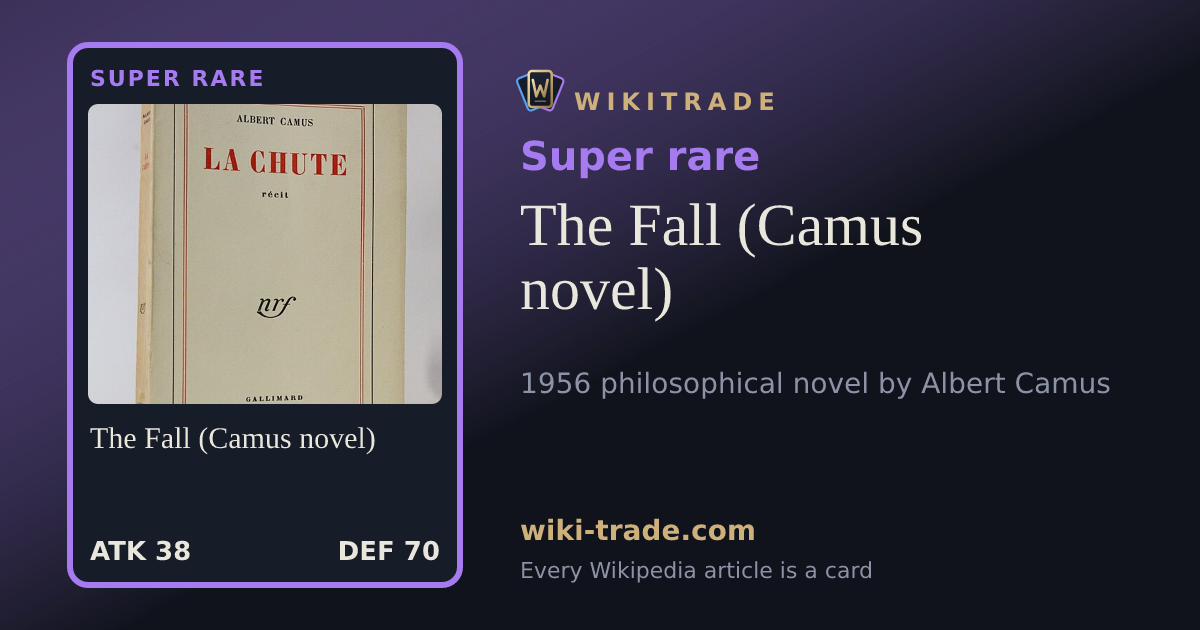 The Fall (Camus novel) — Super rare card