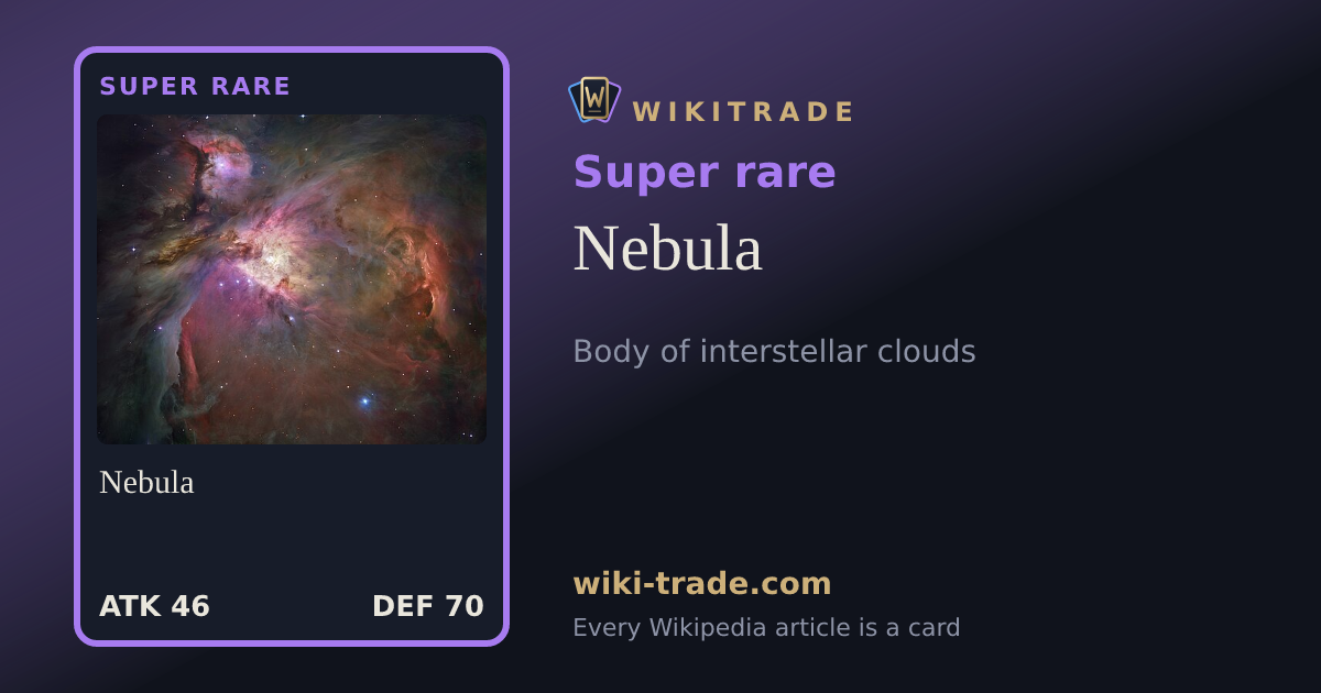 Nebula — Super rare card