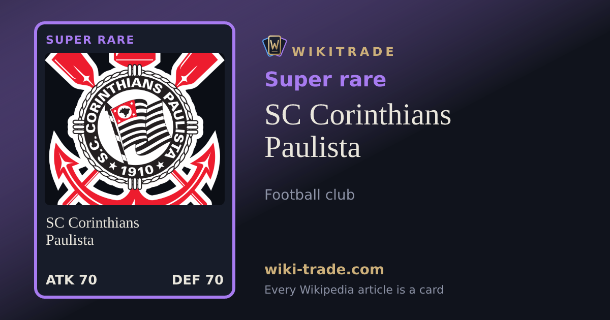 SC Corinthians Paulista — Super rare card