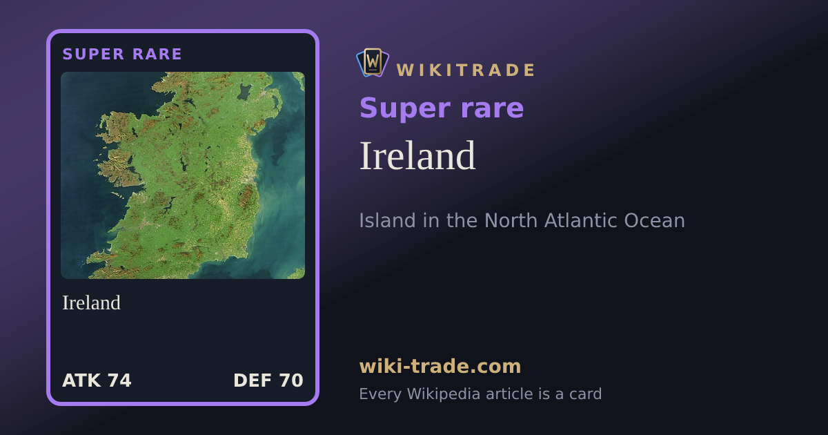 Ireland — Super rare card