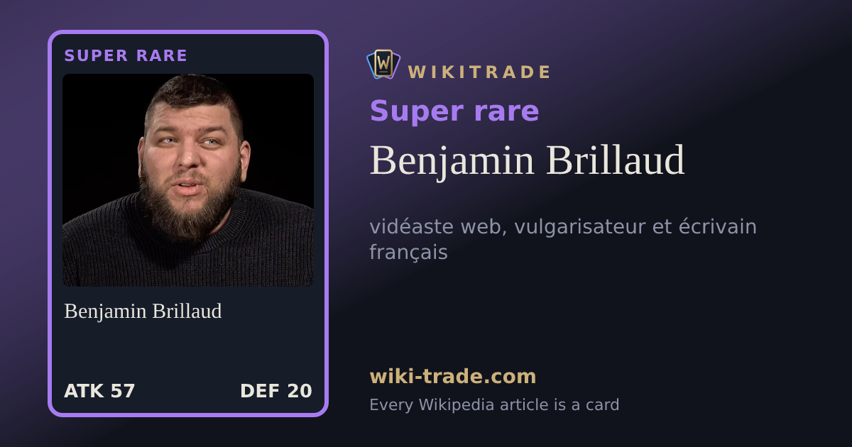 Benjamin Brillaud — Super rare card