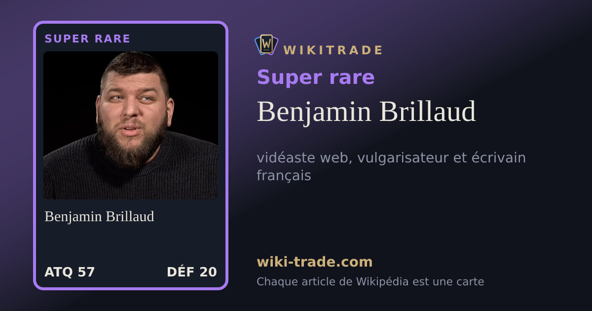 Benjamin Brillaud — carte Super rare
