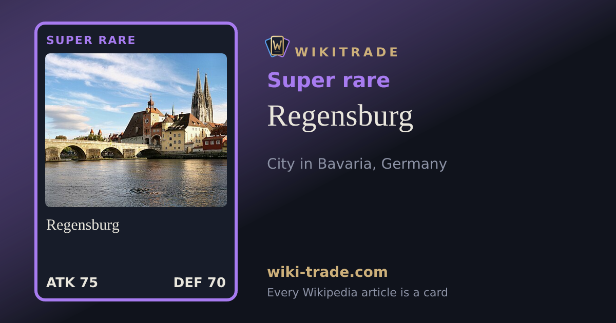 Regensburg — Super rare card