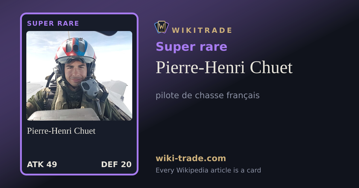 Pierre-Henri Chuet — Super rare card